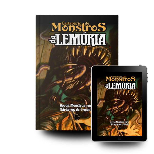 Barbaros da Lemúria - Cartapacio de Monstros da Lemuria - Impresso + Digital