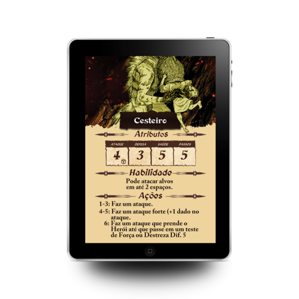 Cartapácio de Monstros - Cartas para For the Quest - Digital